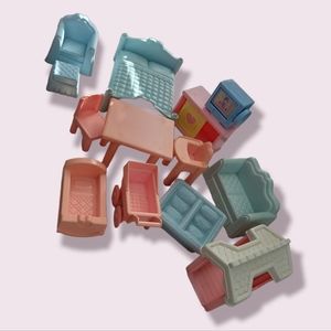 Playskool Loving Family Vintage Dollhouse Furniture